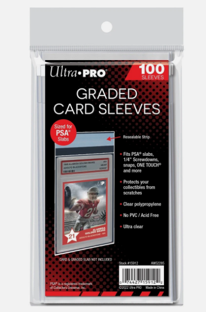 Ultra PRO Graded Card Resealable Sleeves (100ct)